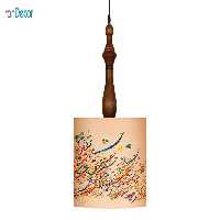 چراغ آویز چوبی آرام مدل A7020/18