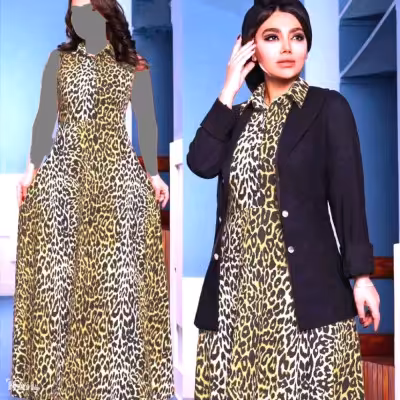 پیراهن مهمانی زنانه دو تیکه فلامنت مدل شاهدخت