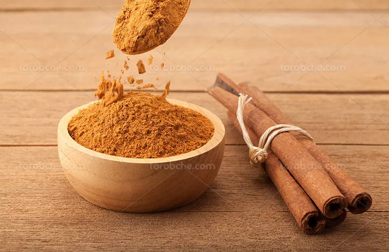 عکس پودر و چوب دارچین | گرافیک با طعم تربچه