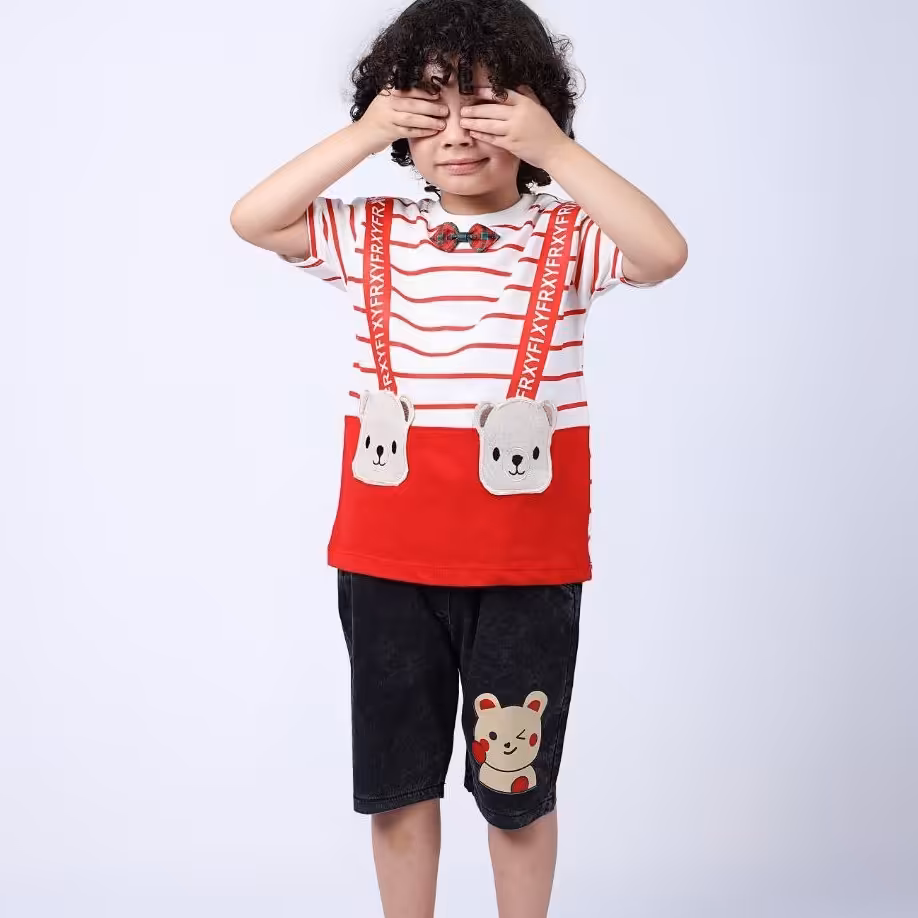 تیشرت و شلوارک  پسرانه تدی