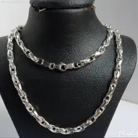 گردنبندطرح دیپلمات 6پر(زنجیر) 65سانتی به براحتی از سر رد میشه