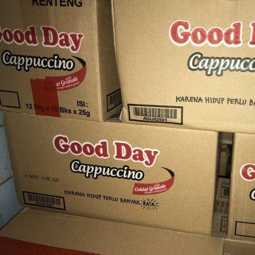 کاپوچینو گوددی GOOD DAY عمده ، 6 بسته 30 عددی در هر کارتن اورجینال
(طرح جدید)