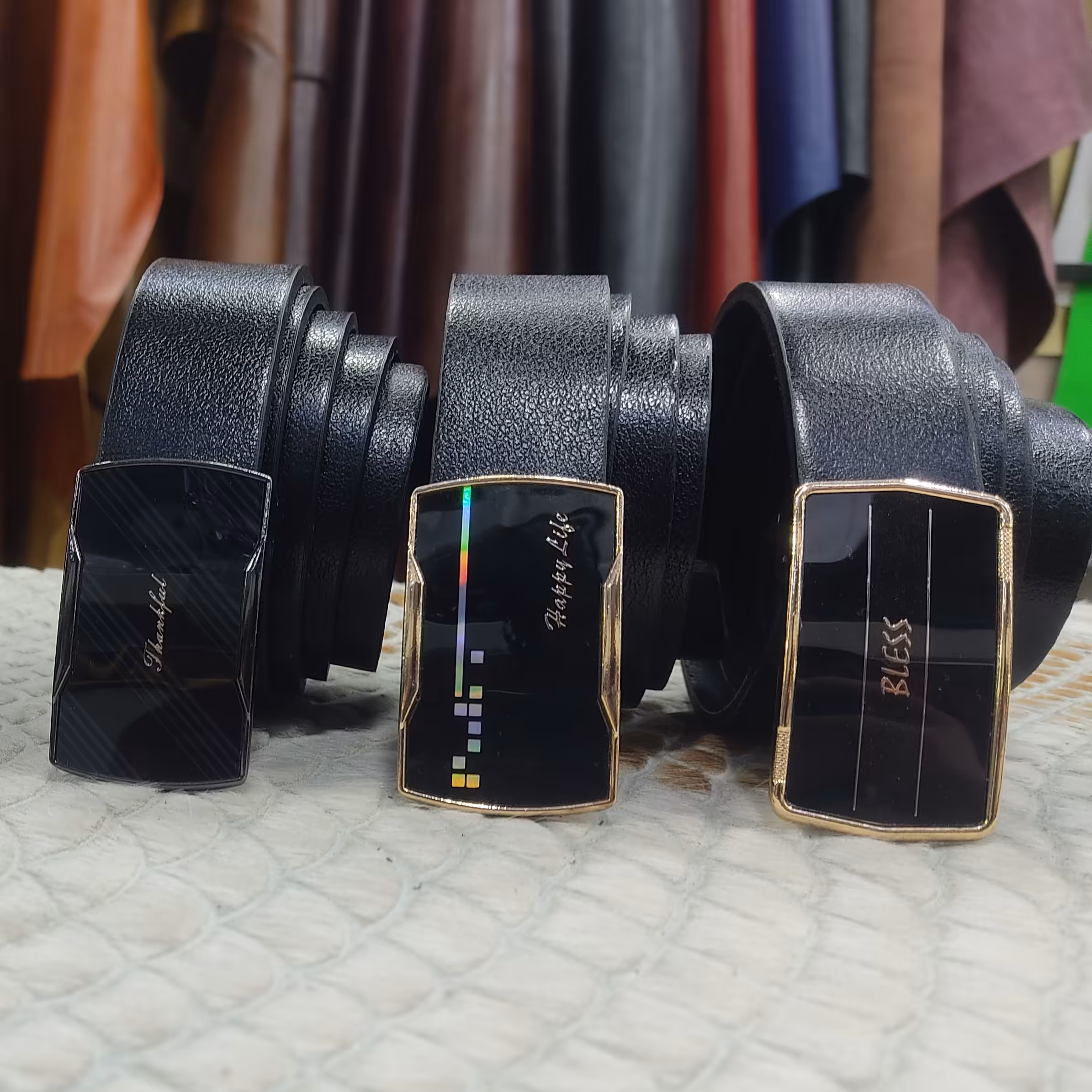 کمربند چرم طبیعی شیک مجلسی 