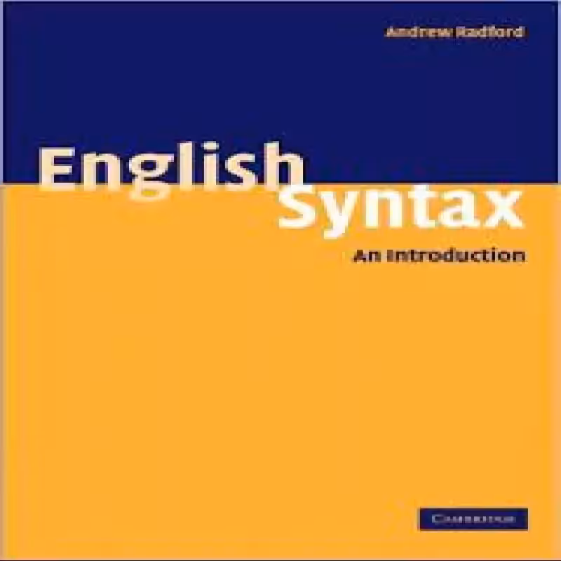 English Syntax An Introduction کتاب