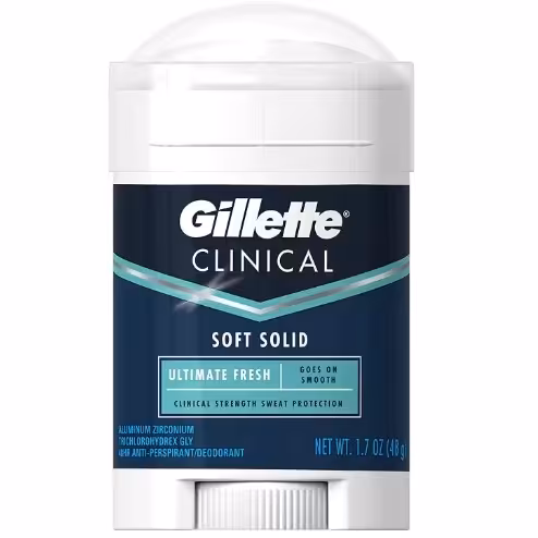 ژیلت استیک کلینیکال ضد تعریق مردانه ژیلت مدل آلتیمیت فرش Ultimate Fresh وزن 48 گ