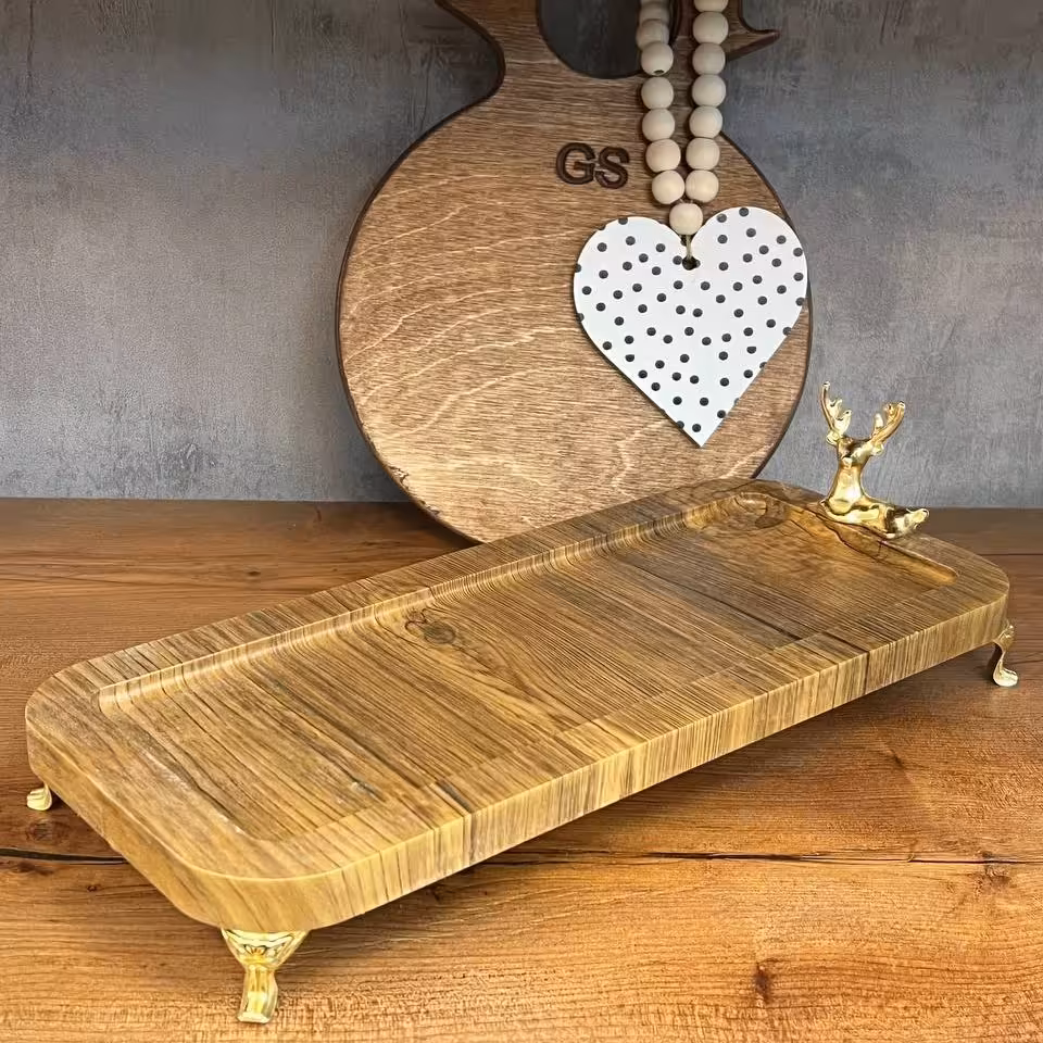 سینی رولت خوری مستطیل گوزن