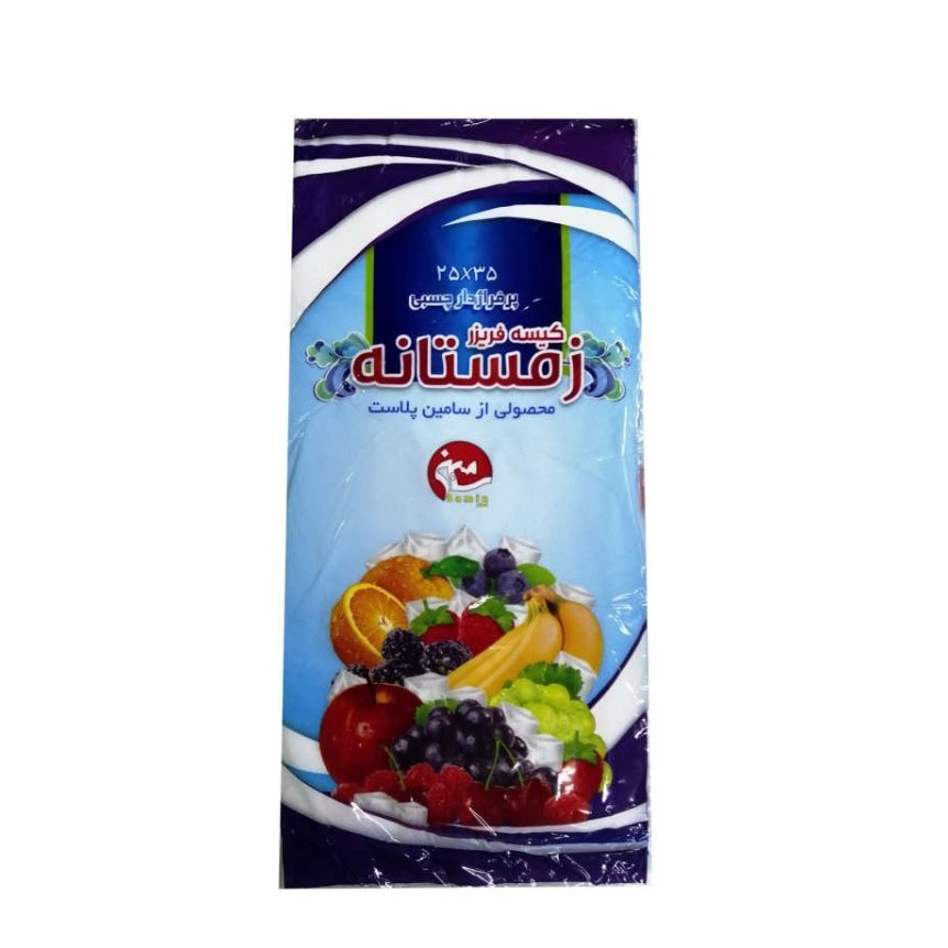 کیسه فریزر چسبی تقویمی زمستانه