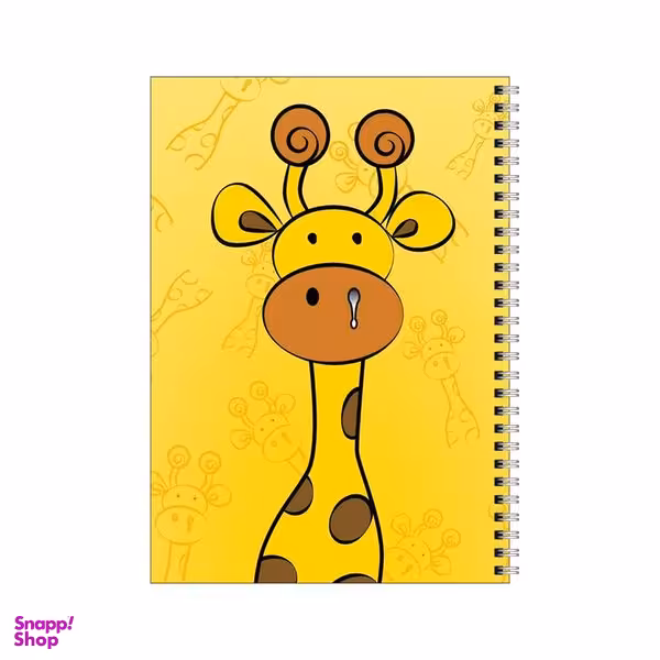 دفتر مشق 100 برگ بامبیلیپ طرح زرافه سرماخورده کد 3288600