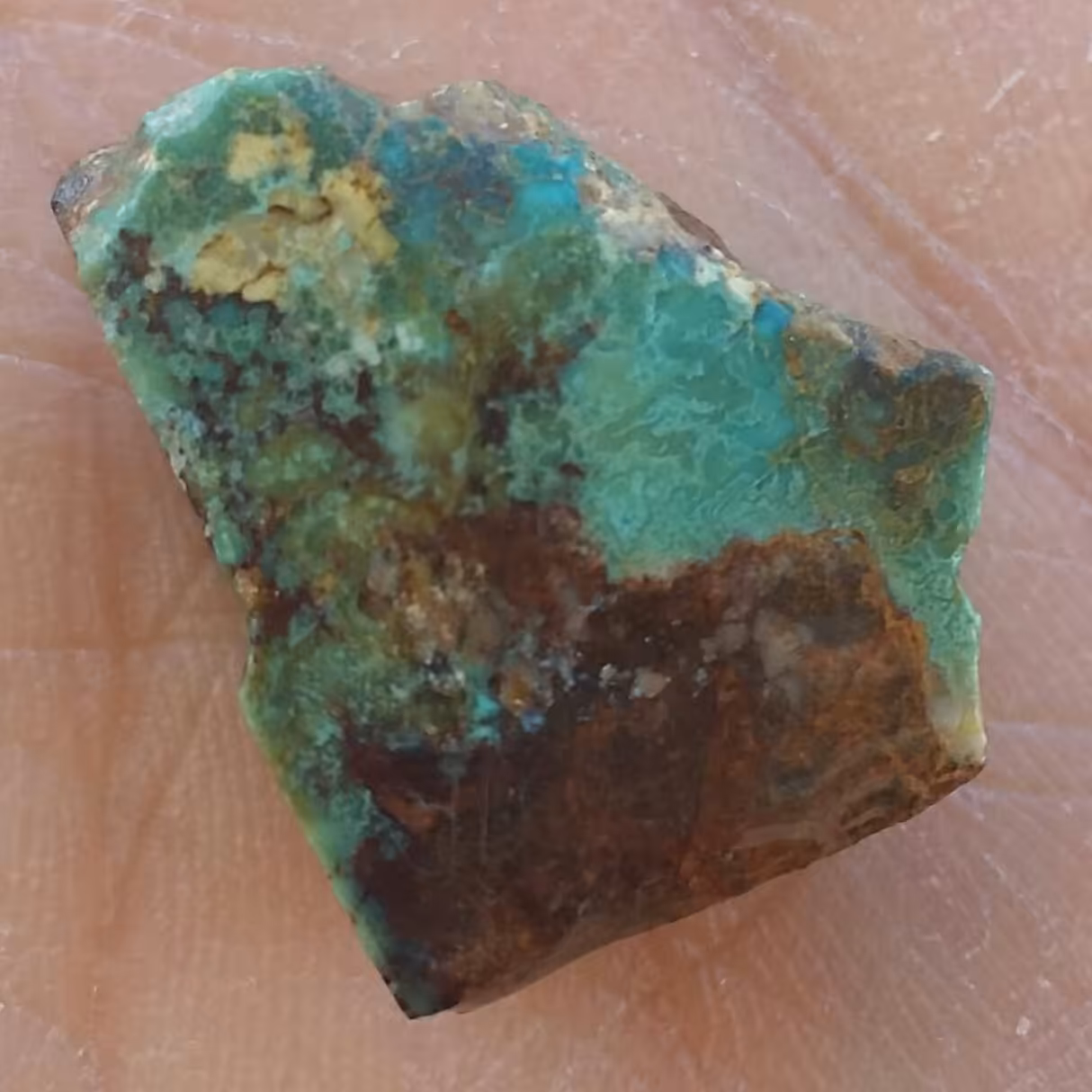 اسلایس سنگ راف فیروزه ااصل نیشابور 100 در 100 طبیعی شاا ااهکار خلقت
زیباا ا