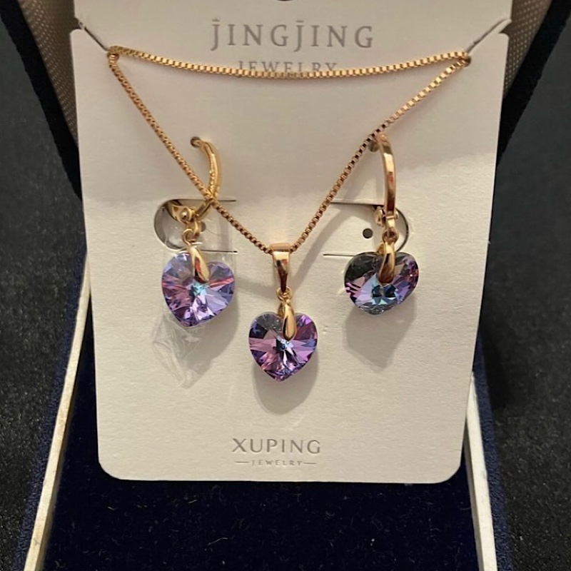 نیم ست ژوپینگ رنگ بنفش کد 1483891