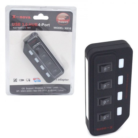 هاب 4 پورت X-NOVA مدل X810


