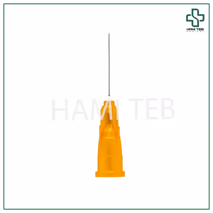 سر سوزن گیج 25 نارنجی حلما طول 25 میل