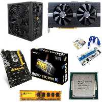 ریگ ماینینگ MC-RIG X6 Sapphire PULSE Radeon RX 570 Mining Edition 8GB