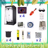 پکیج کامل کاشت تا برداشت 4 گلدان