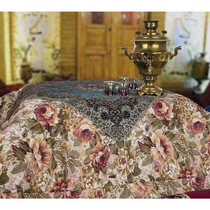 لحاف کرسی مدل رز سایز 300x300 سانتی متر