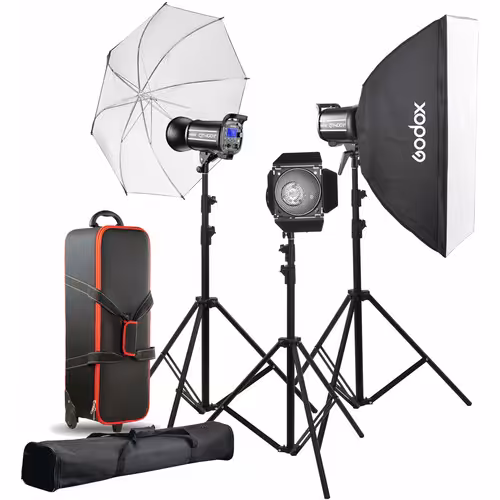 کیت فلاش استودیویی گودکس Godox QT400II 3-Light Studio