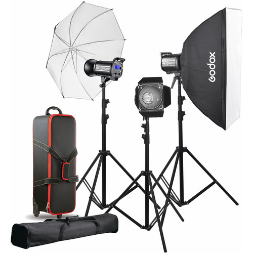 کیت فلاش استودیویی گودکس Godox QT400II 3-Light Studio