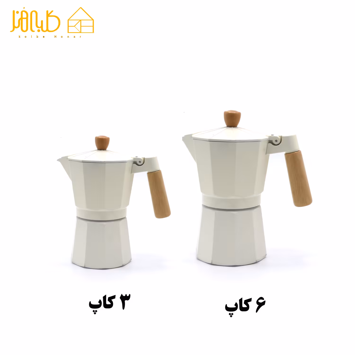 قهوه جوش دسته چوب