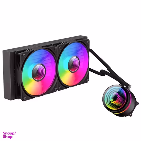 خنک کننده مایع پردازنده گیم مکس مدل IceBurg 240 Infinity Black