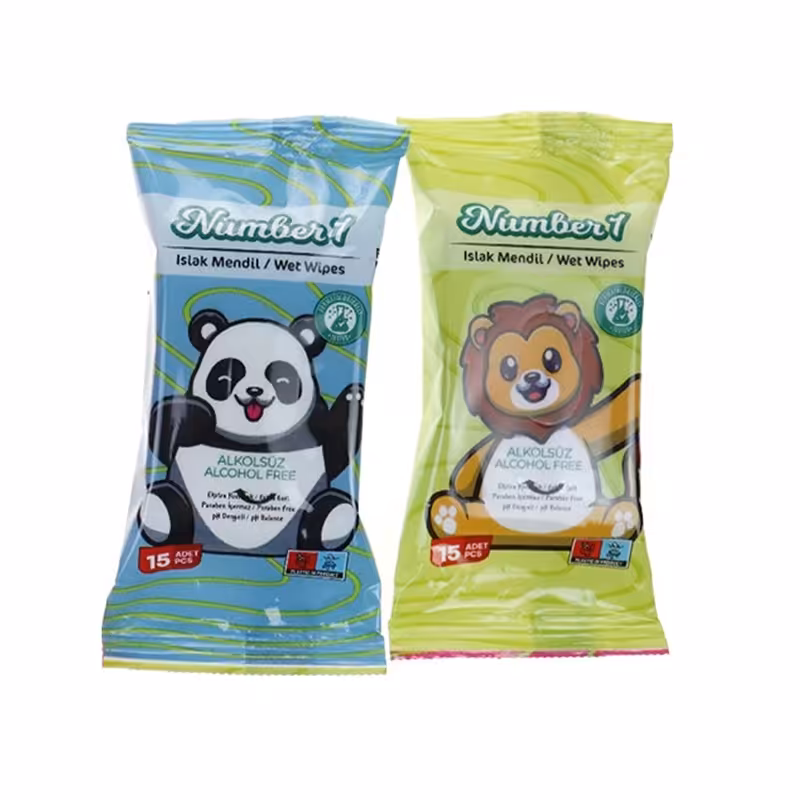 دستمال مرطوب جیبی Number 1  بسته دو عددی (30 عدد)