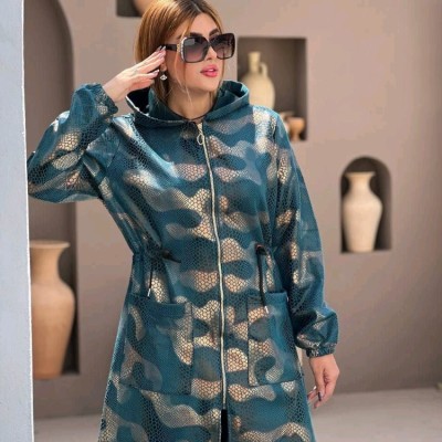 مانتو پاییزه طرح دار