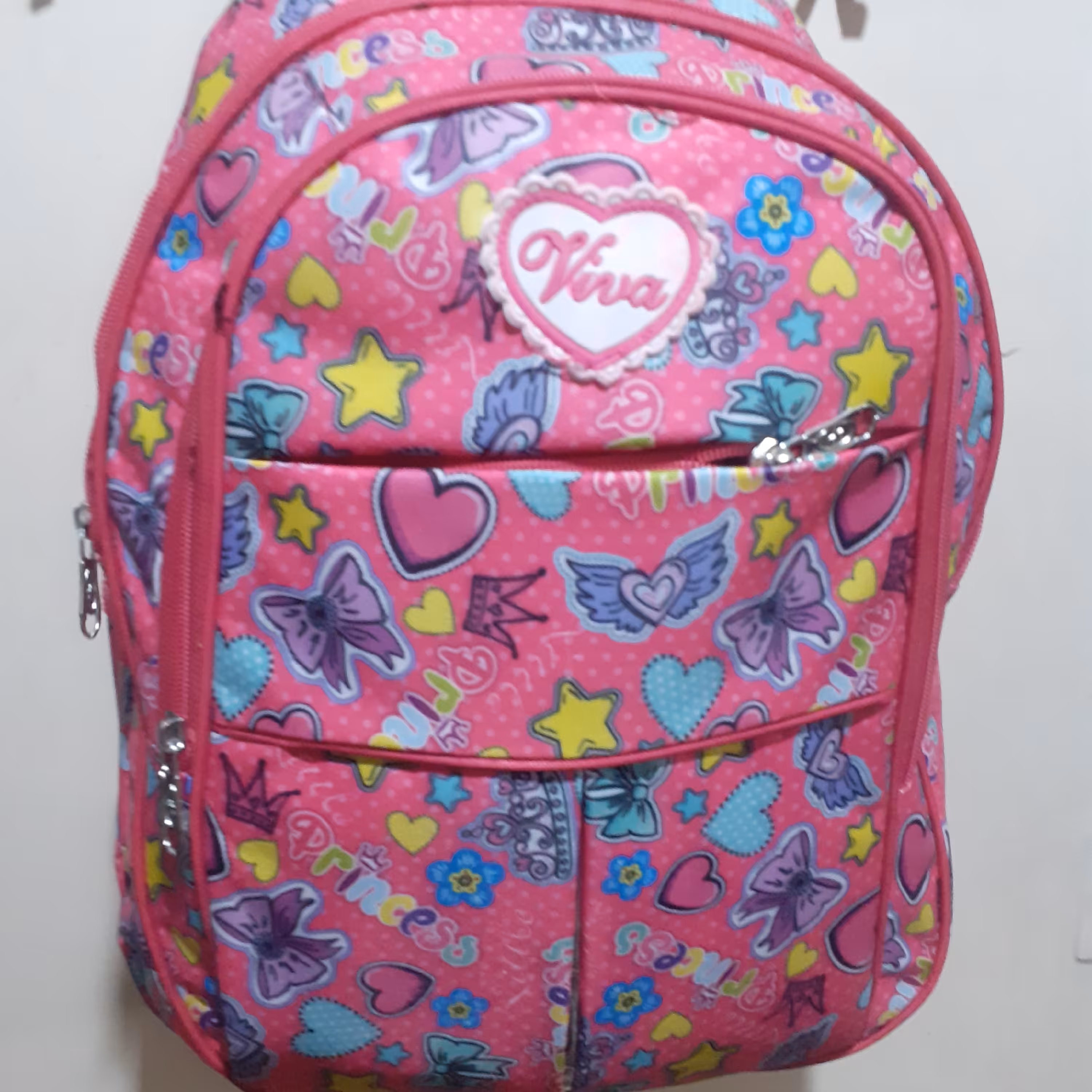 کیف مدرسه کوله ای با طرح قلب