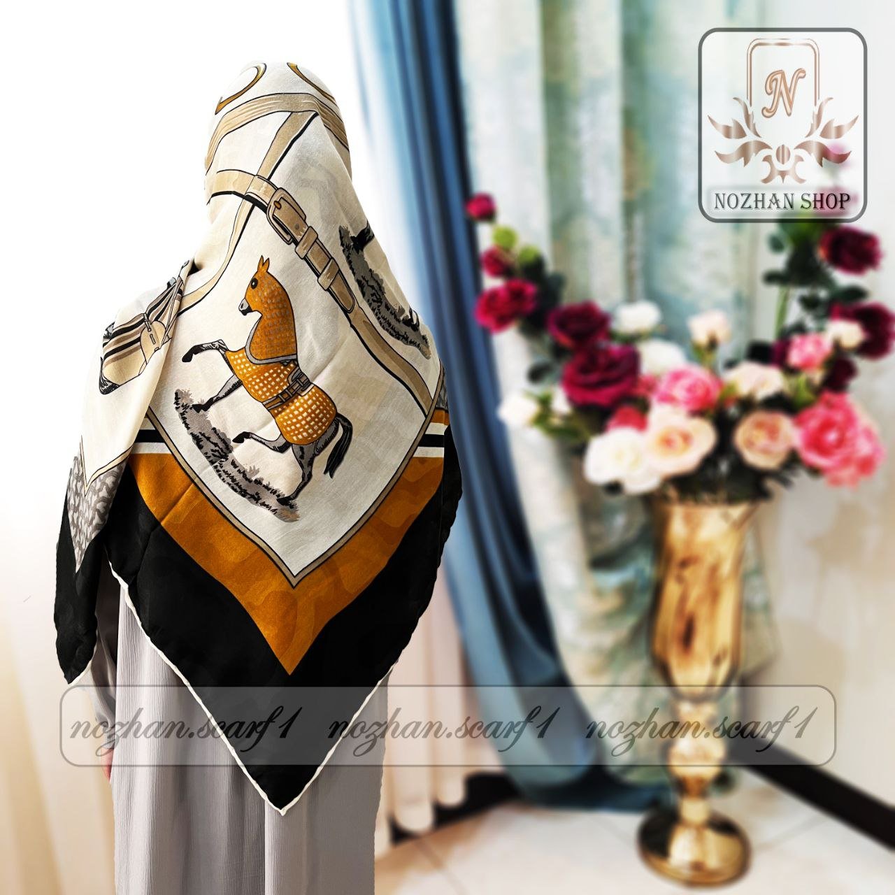 روسری نخی بهاره کد(283a)