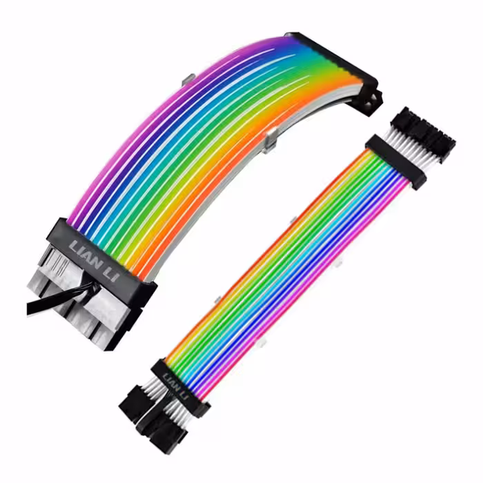 کابل اسلیو لیان لی Strimer Plus ARGB 24 Pin   8 Pin GPU