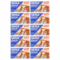 خرید سوزن منگنه 24/6 طلایی (مسی) وانا VANA بسته 10000 عددی