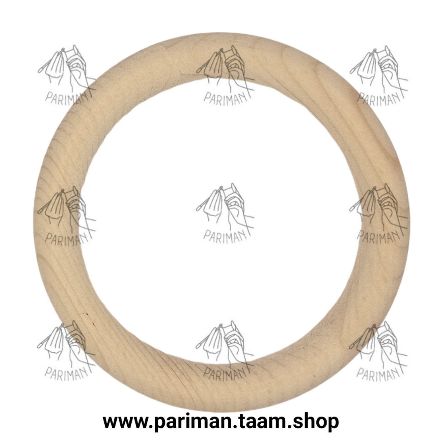 حلقه‌ چوبی 12سانت