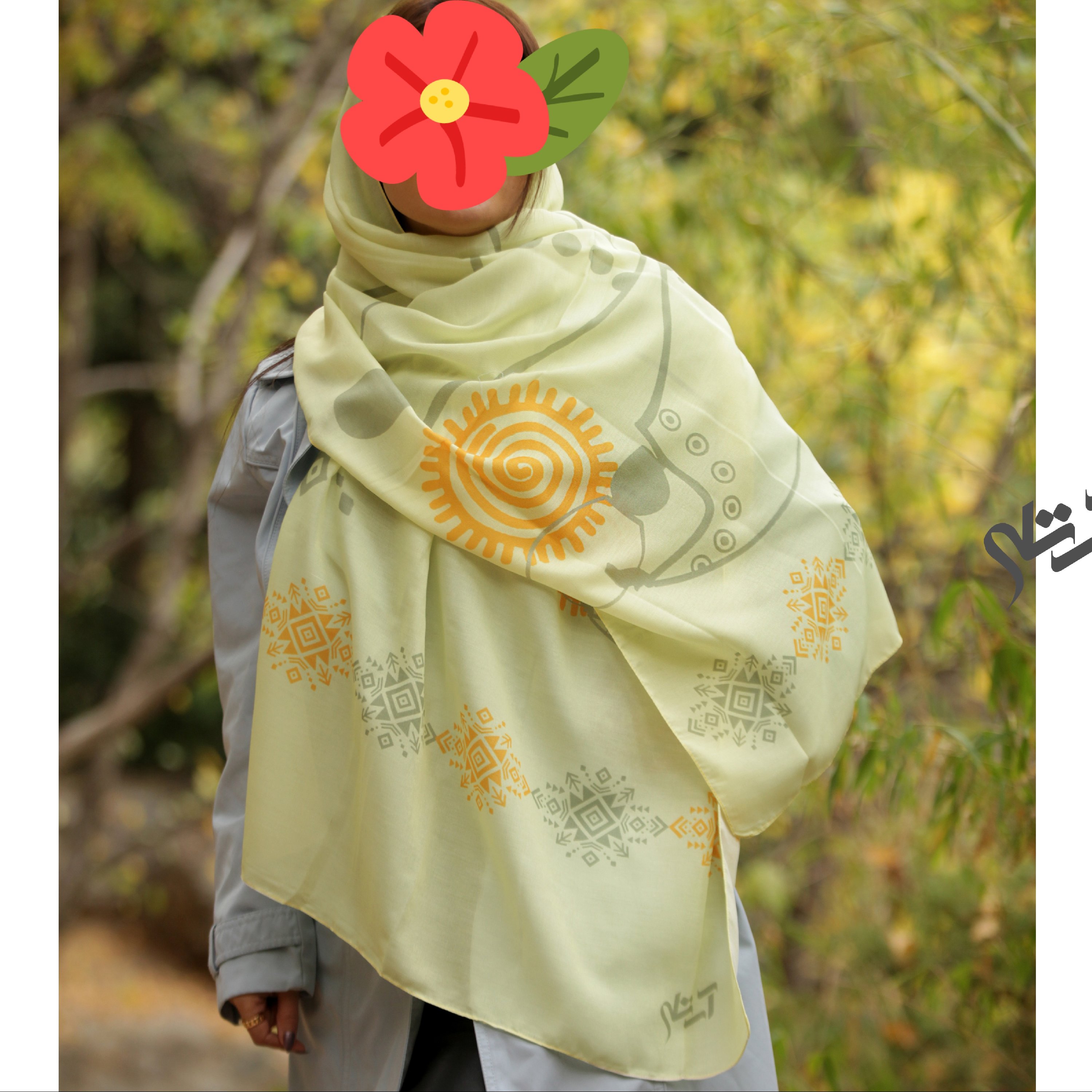 شال با طراحی انحصاری و خاص.تک رنگ و ارسال رایگان.قواره دار