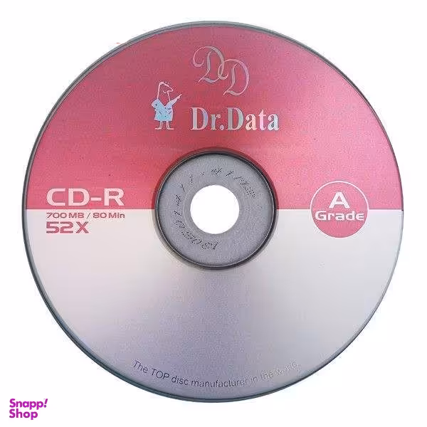 سی دی خام دکتر دیتا مدل CD-R پک 50 عددی