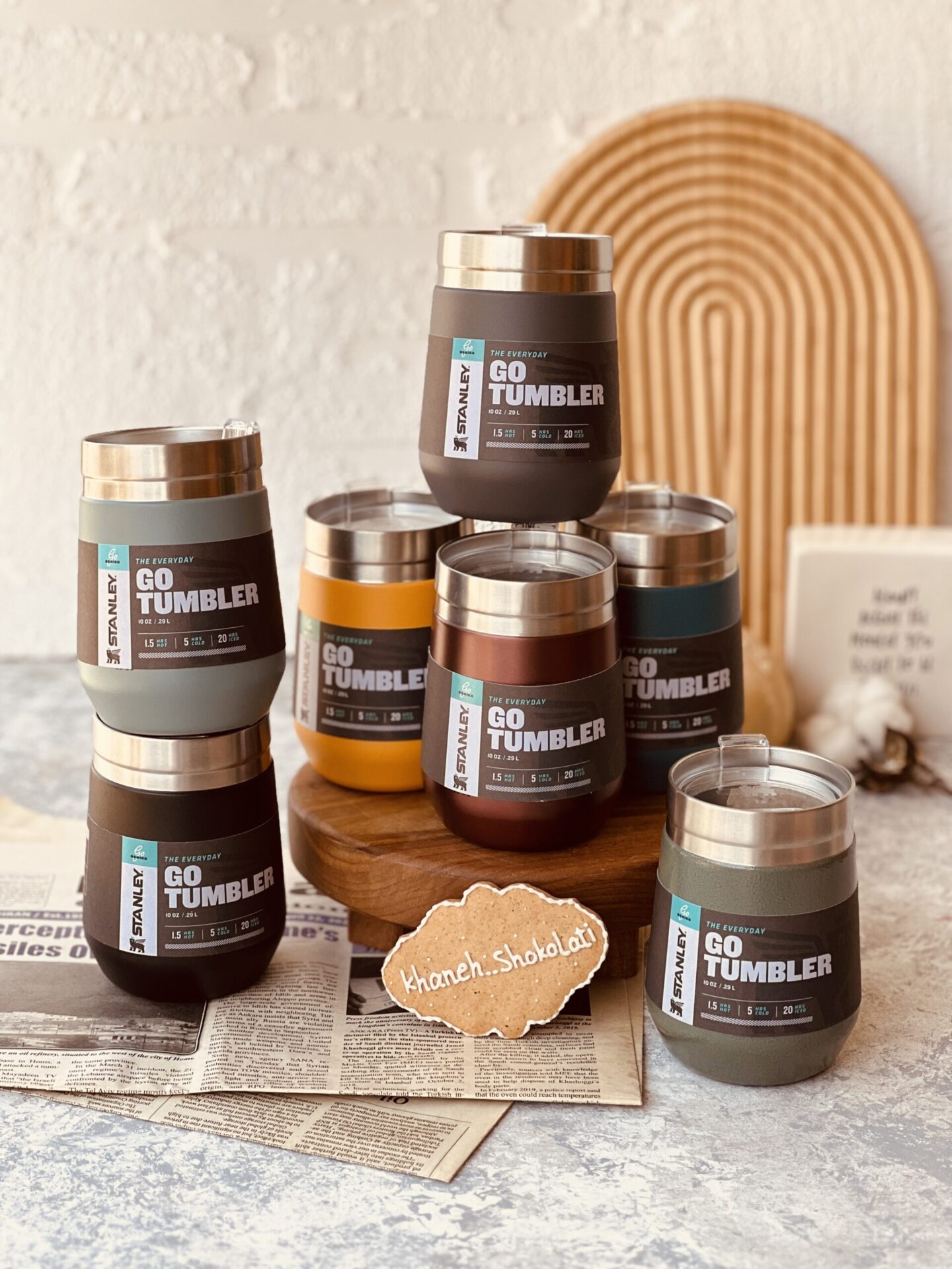 ماگ استنلی درب تریتان 290 میل مدل GO TUMBLER