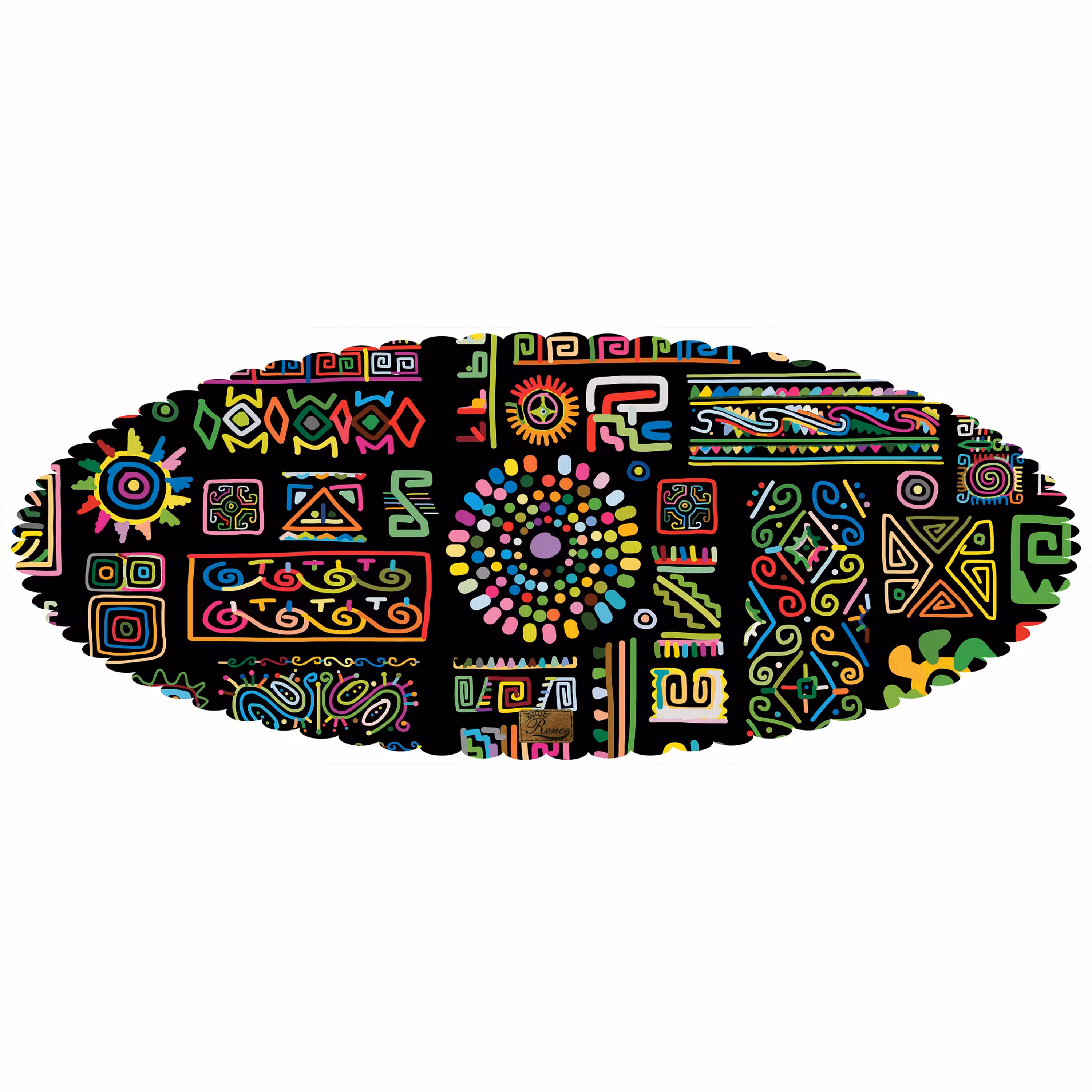 رانر رومیزی مخمل رنس مدل R2-42553 سایز 100x40 سانتی متر