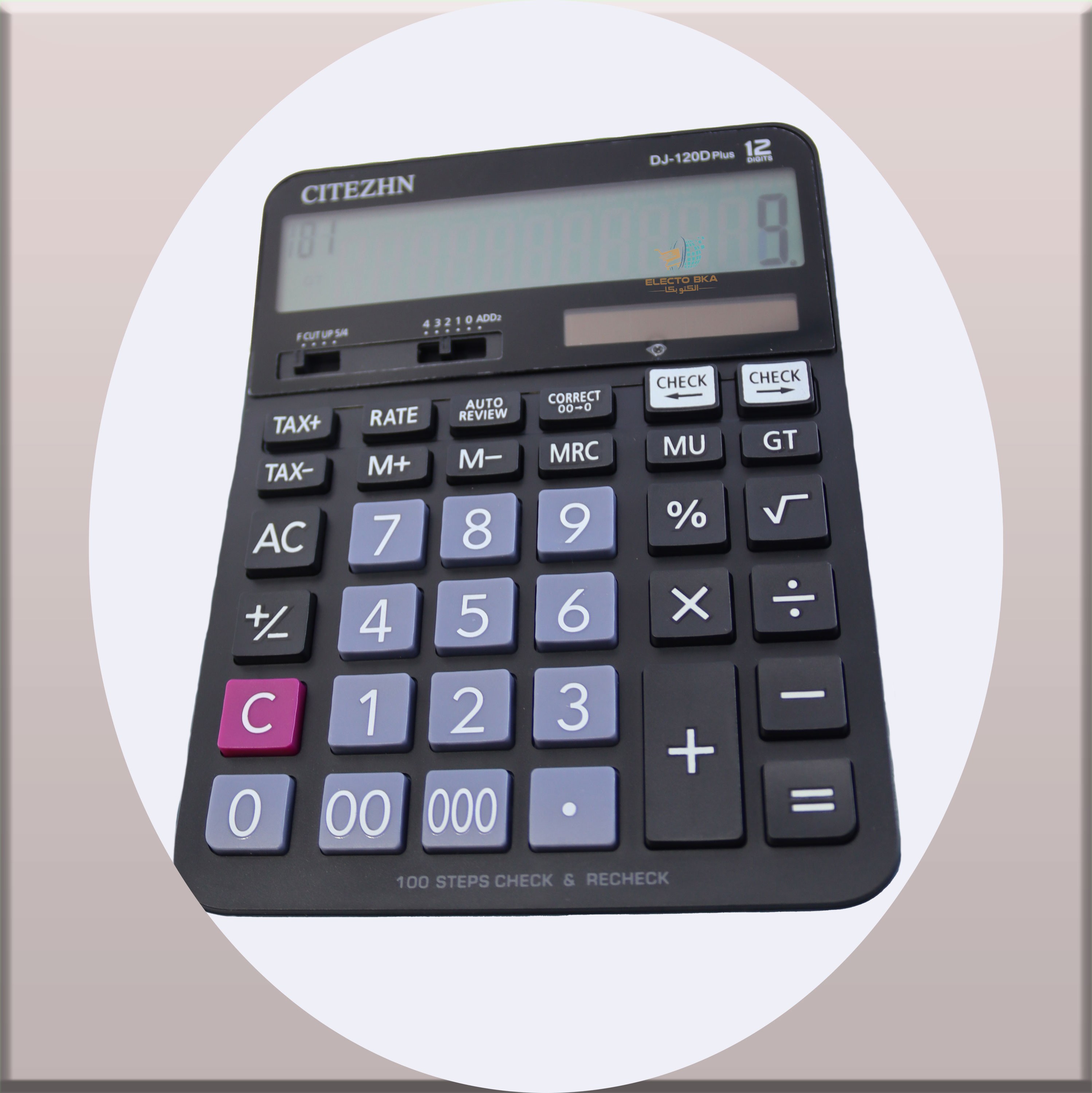 ماشین حسابCITEZHN مدل DJ-120D Plus-فروش کلی ماشین حساب الکتوبکا 2893