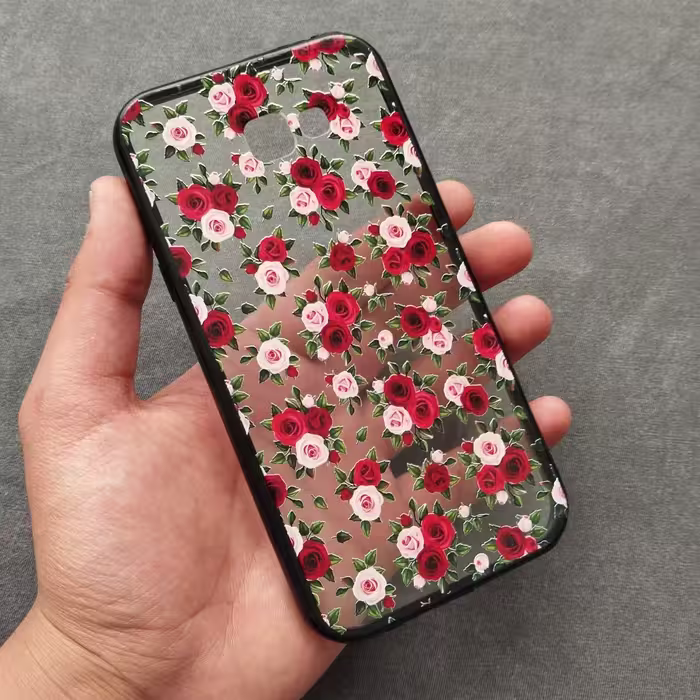 قاب - کاور - گارد شفاف طرح دار کد2 مناسب برای سامسونگ Galaxy A7 2017 - A720
