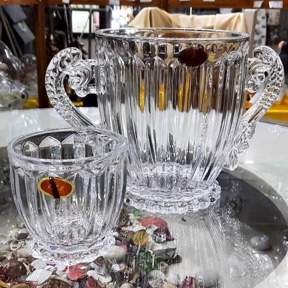 یخدان و نیم لیوان جنوا(6عدد نیم لیوان )