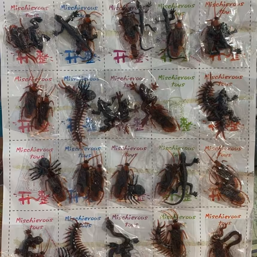 بسته شوخی(حیوانات🐞🪳🪱)