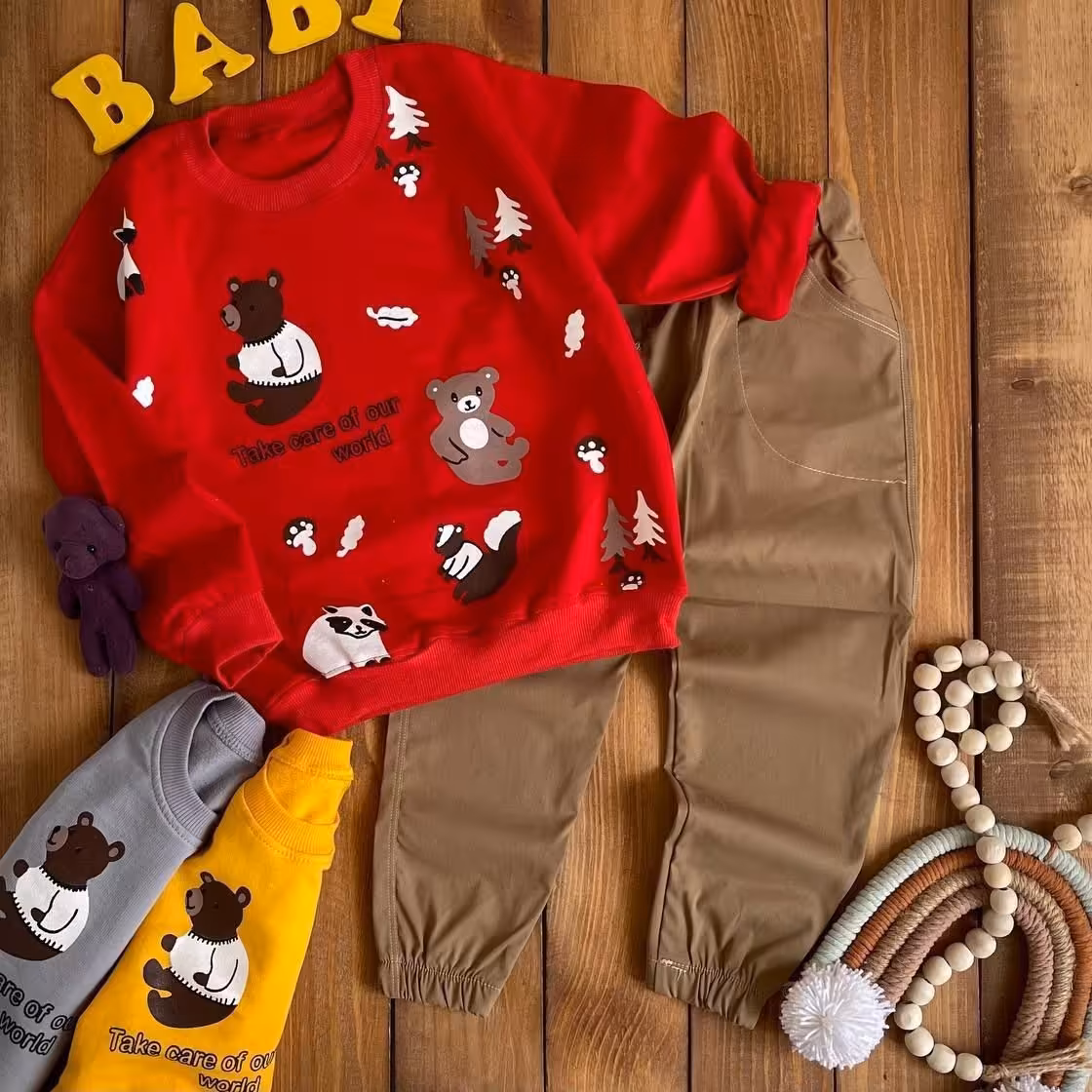 بلوز و شلوار خرس