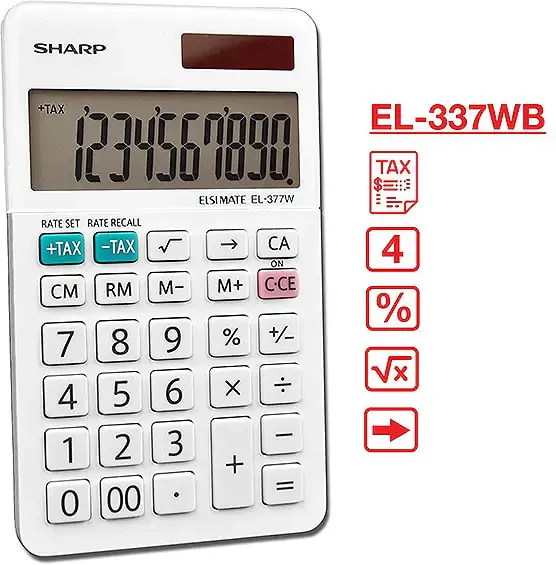 ماشین حساب EL-377W شارپ