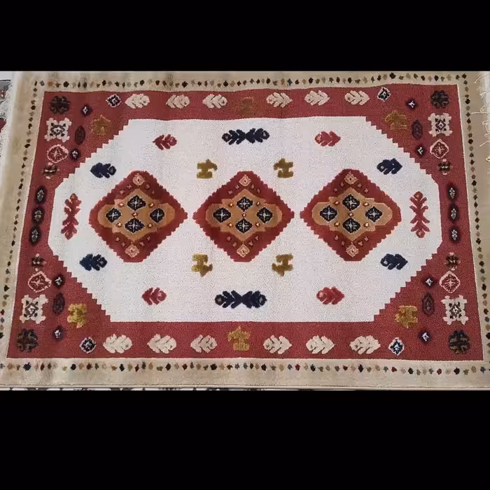 گلیم فرش ماشینی در ابعاد یک در یک و نیم متر