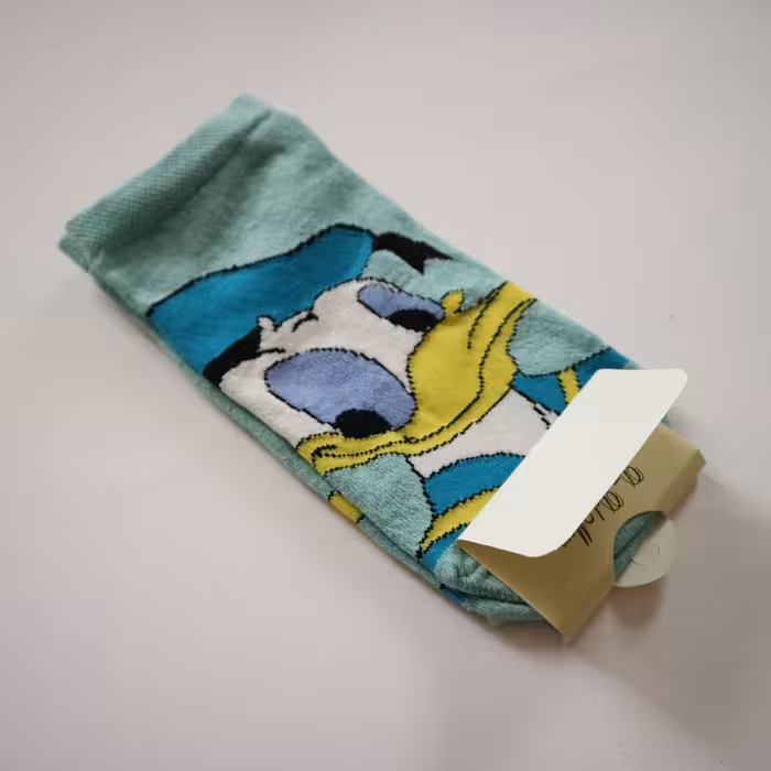 جوراب با طرح اردک از برند دیزنی محصول ترکیه مناسب سایز 36تا 42 