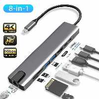 هاب Type-C هشت پورت USB-C HUB