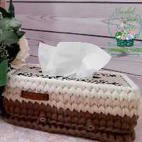 باکس تریکویی دستمال کاغذی  