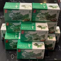 پک 10 عددی شیرین کننده طبیعی استویا ساشه ای 50 تایی به صورت عمده