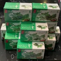 پک 10 عددی شیرین کننده طبیعی استویا ساشه ای 50 تایی به صورت عمده