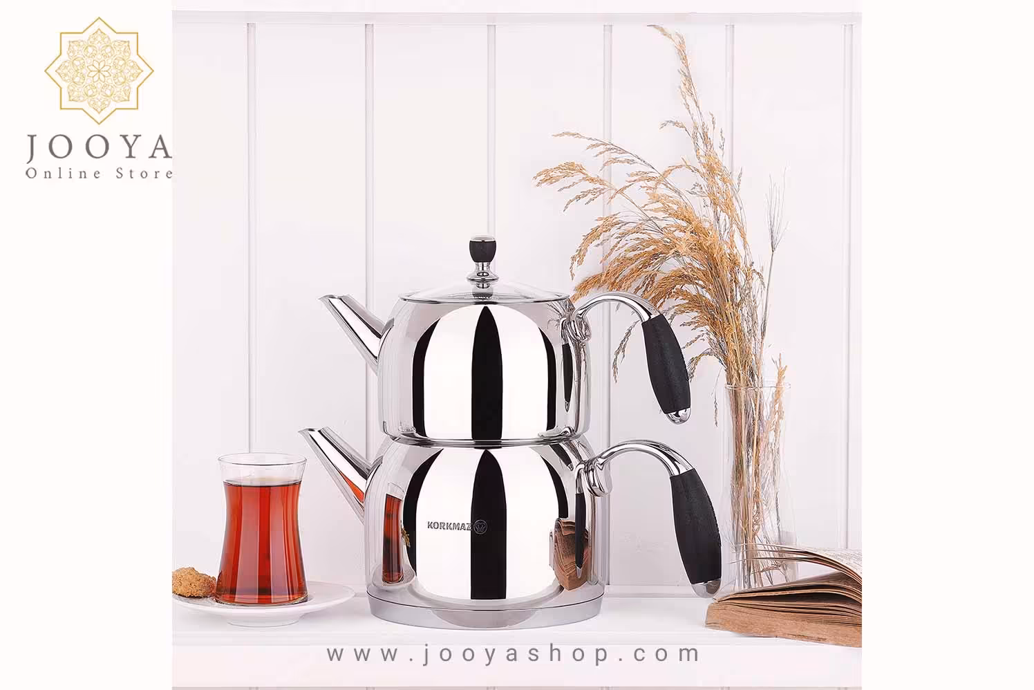 کتری و قوری 2 لیتر فلورا ماکسی کرکماز