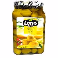 زیتون سبز هسته دار لوراس - 2250 گرم