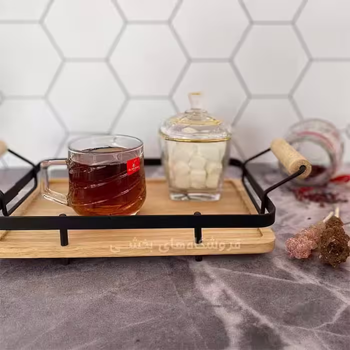 فنجان چای خوری مدل میلک خطی بسته 6 عددی