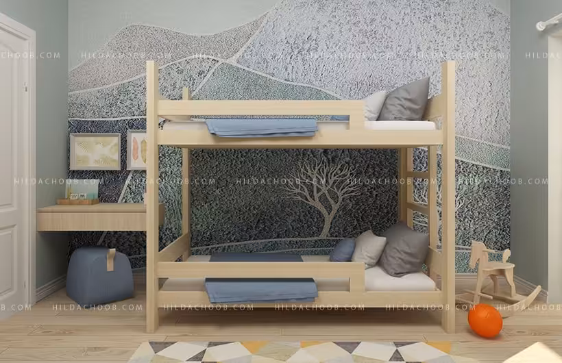 تخت دوطبقه مدل پروا